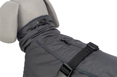 TRIXIE Hondenjas Limoux Waterafstotend, winddicht & reflecterend - Steengrijs - 40 cm