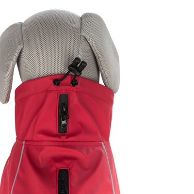 Trixie Regenjas Hond Vimy Rood 62×BUIK 78-82 cm – Waterdicht