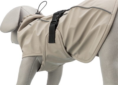 TRIXIE Hondenregenjas Be Nordic Husum | waterdicht & reflecterend - zand - 50 cm