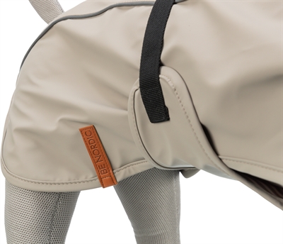 TRIXIE Hondenregenjas Be Nordic Husum | waterdicht & reflecterend - zand - 50 cm