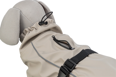 TRIXIE Regenjas Be Nordic Husum Waterdicht, Reflecterend - Zand - 55 cm