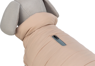 TRIXIE Hondenjas Lesmont Waterafstotend, warme voering, verstelbare borstflap - Blush - 45 cm