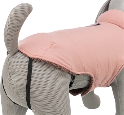 TRIXIE Hondenjas Lesmont Waterafstotend, warme voering, verstelbare borstflap - Abrikoos - 24 cm