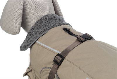 TRIXIE Hondenjas Rouen Zand 36× cm – Waterafstotend voor honden