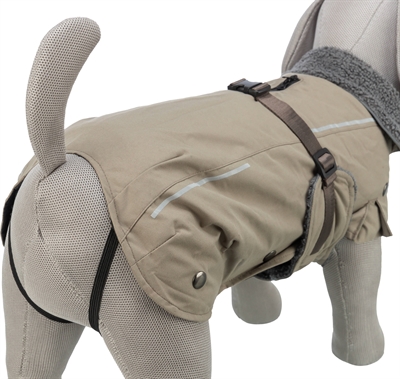TRIXIE Hondenjas Rouen Zand 36× cm – Waterafstotend voor honden