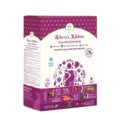 PAWFECT Hondenvoeding Gevriesdroogd Kip 250 gr – Graanvrij