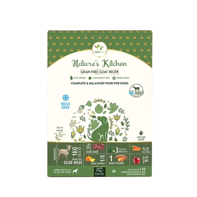 PAWFECT hondenvoeding Geitenrecept 250 gr – graanvrij
