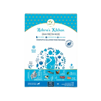 PAWFECT Gevriesdroogde Hondenvoeding Vis 250 gr – Graanvrij