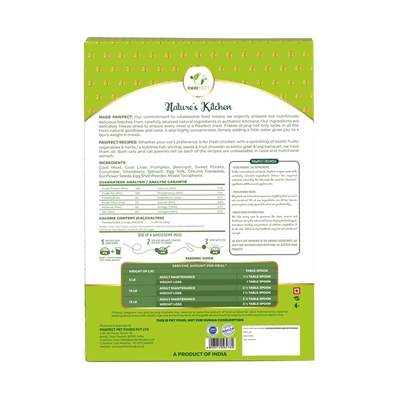 PAWFECT Gevriesdroogde Kattenvoeding Goat Recipe 250 gr – Graanvrij