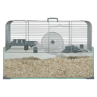 ZOLUX Knaagdierkooi Panas Grijs 52×35×29 cm – Hamsterkooi