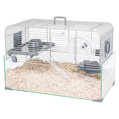 ZOLUX Knaagdierkooi Panas Grijs 52×35×29 cm – Hamsterkooi