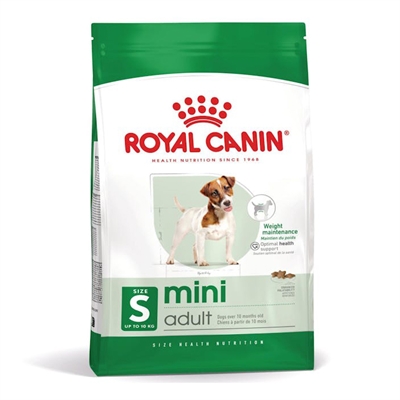 ROYAL CANIN Hondenvoer Mini Adult voor kleine honden (<10 kg), hoog energiegehalte & goed verteerbaar - 4 kg