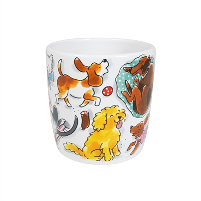 BLOND AMSTERDAM Chunky Mok Dog Love 500 ml – Aardewerk met Hondendesign