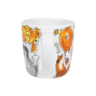 BLOND AMSTERDAM Chunky Mok Dog Love 500 ml – Aardewerk met Hondendesign