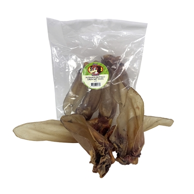 PETSNACK Chewy Buffalo Ears With Meat 4 pcs - Hundefutter