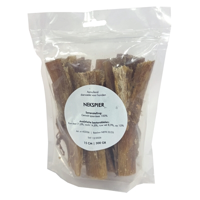 PETSNACK Nekspier 15 cm 300 g – buffel kauwsnack voor hond