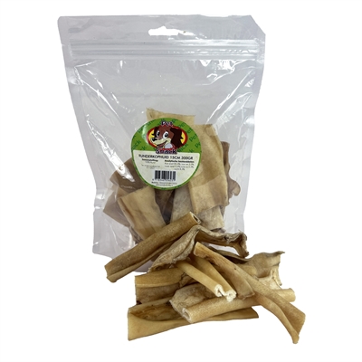 PETSNACK hondensnack Runderkophuid 15 cm 300 g – 100% rund