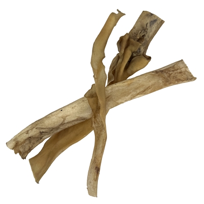 PETSNACK Rinderkopfhaut 35 cm - Kausnack 3 Stück für Hunde