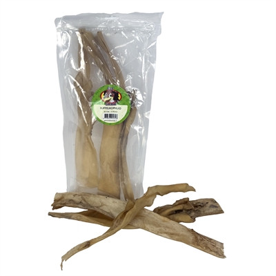 PETSNACK Rinderkopfhaut 35 cm - Kausnack 3 Stück für Hunde