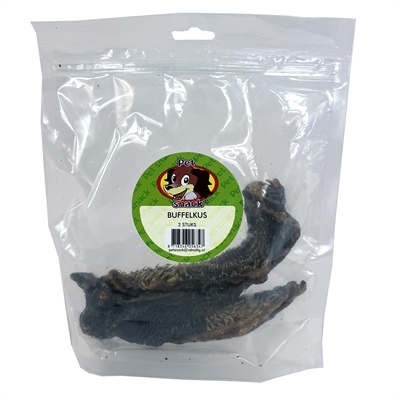 PETSNACK hondensnack Buffelkus 100% buffelwang – 2 st