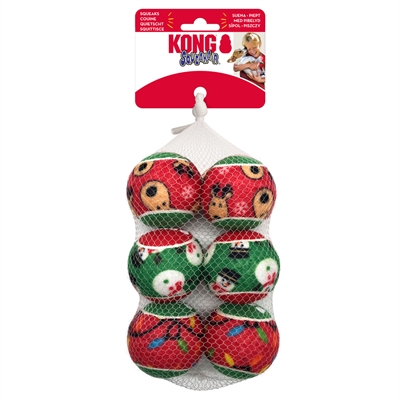 KONG HOLIDAY SQUEAKAIR BAL ASSORTI