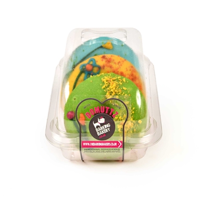 THE BARKING BAKERY Hondendonut Domutzz Assorti Handgemaakt 3-pack - 3 stuks - 9-12 maanden houdbaar