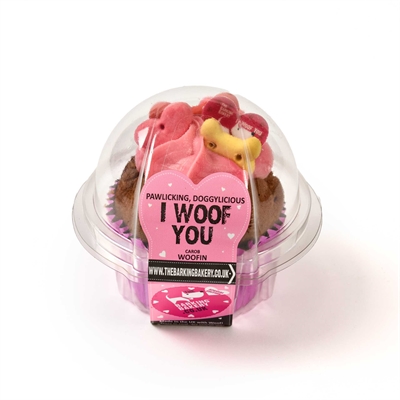 THE BARKING BAKERY Hundesnack I Woof You Valentine Woofin - Cupcake