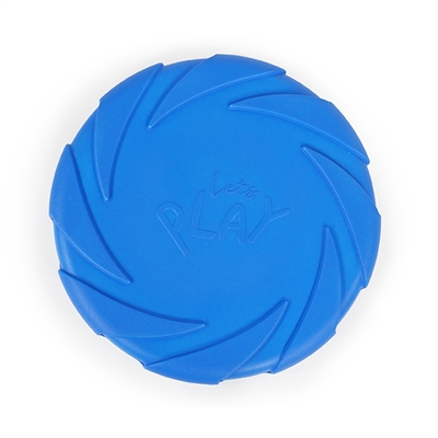 BATTERSEA hondenfrisbee Foam Flyer Blauw 24×24 cm – Lichtgewicht