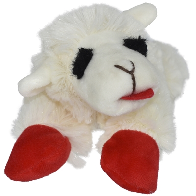HAPPY PET Pluche Hondenknuffel Lambchop Schaap 17×14 cm – Zacht