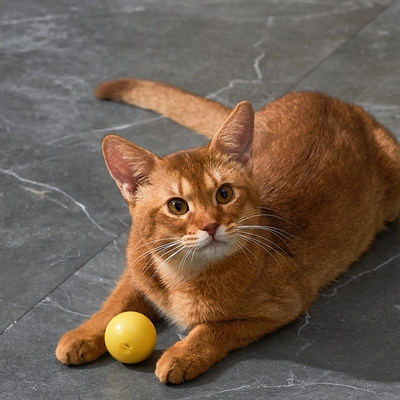 ETI Dynamische Speelbal Kat Assorti 4×4 cm – Interactief met Lampje
