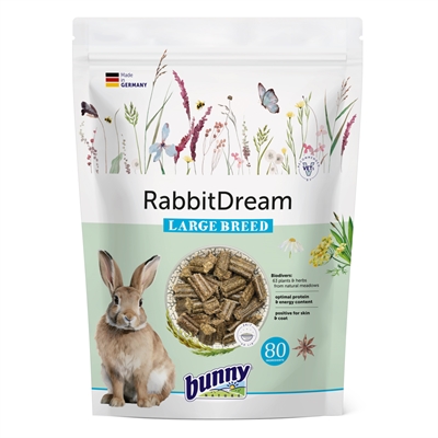 BUNNY NATURE Konijnendroom Large Breed 1,5 kg – Compleet konijnenvoer