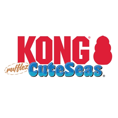 KONG Hondenknuffel KONG CUTESEAS RUFFLEZ HAAI 33×10×20,5 cm – Zacht