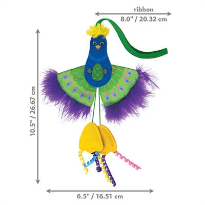KONG Interactief Kattenspeeltje KONG CONNECTS PAUW 44×20 cm – Kleurrijk