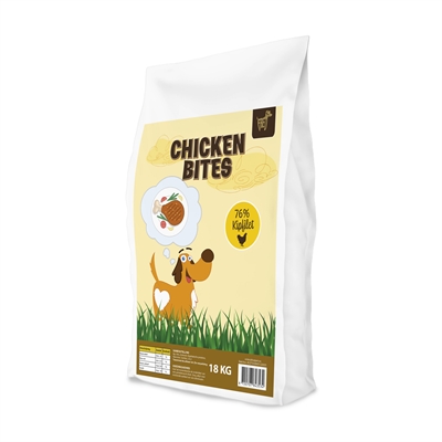 FREDS Hondenvoer Freds Chicken Bites 18 kg – Eiwitrijk en smakelijk