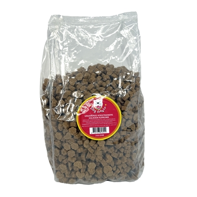 DOG TREATZ Koektrainer Kalkoen 2,5 kg – Graanvrij, Kurkuma Smaak