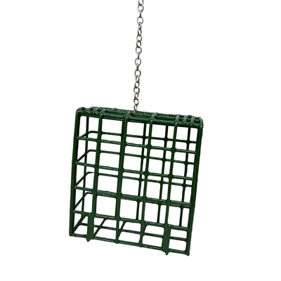 SUET TO GO Suet Blok Houder 12×13×4 cm – Donkergroen