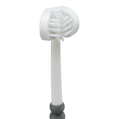 TRIXIE Tandenborstel 3-koppig 18 cm – Wit/Grijs voor Hond/Kat