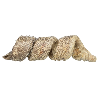 TRIXIE Kauwsnack Denta Fun Curl Wokkel Met Kabeljauw | Ondersteunt gebitsverzorging - 12 cm - 25 g (50 st)