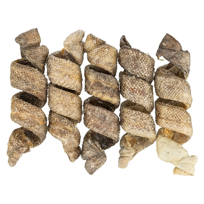 TRIXIE Kauwsnack Denta Fun Curl Wokkel Met Kabeljauw | Ondersteunt gebitsverzorging - 12 cm - 25 g (50 st)