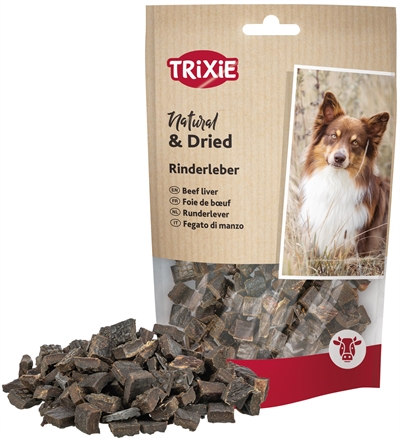 TRIXIE Runderlever Hondensnack 80 g – 100% Gedroogd