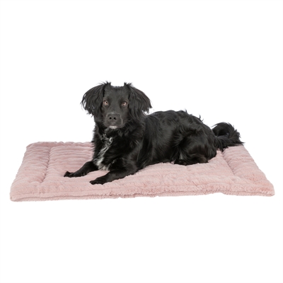 TRIXIE Ligmat Lonni Ribfluweel - Ultiem ligcomfort - Roze - 75x55 cm