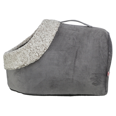 Trixie Kattenmand Iglo Calida 50×30×35 cm – Grijs-Wit/Zwart