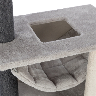 TRIXIE Krabpaal Harvey 43×43 cm – Wit/Zwart voor Kittens