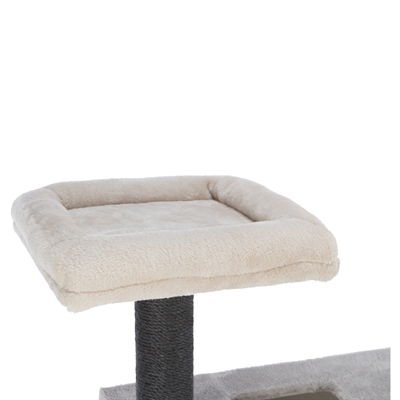 TRIXIE Krabpaal Harvey 43×43 cm – Wit/Zwart voor Kittens