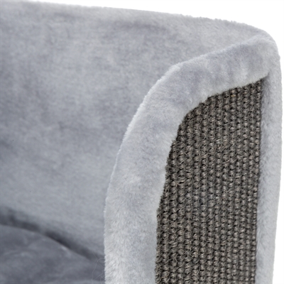 TRIXIE Krabpaal Ava II XXL Grijs 112×112 cm – Voor actieve katten