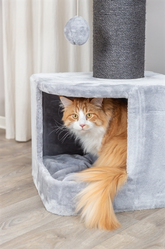 TRIXIE Krabpaal Ava II XXL Grijs 112×112 cm – Voor actieve katten