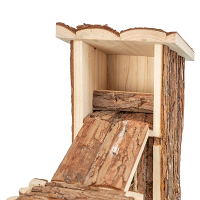 TRIXIE speelplaats Tjorven 32×19×29 cm – schorshout voor muizen/hamsters