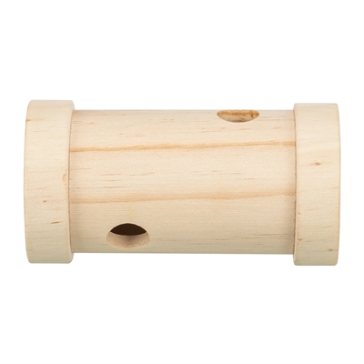 TRIXIE Snack Roll Hout Onbehandeld 6×6×11 cm – Interactief Speelgoed