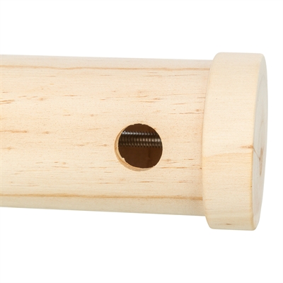 TRIXIE Snack Roll Hout Onbehandeld 6×6×11 cm – Interactief Speelgoed