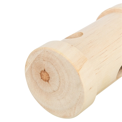 TRIXIE Snack Roll Hout Onbehandeld 6×6×11 cm – Interactief Speelgoed